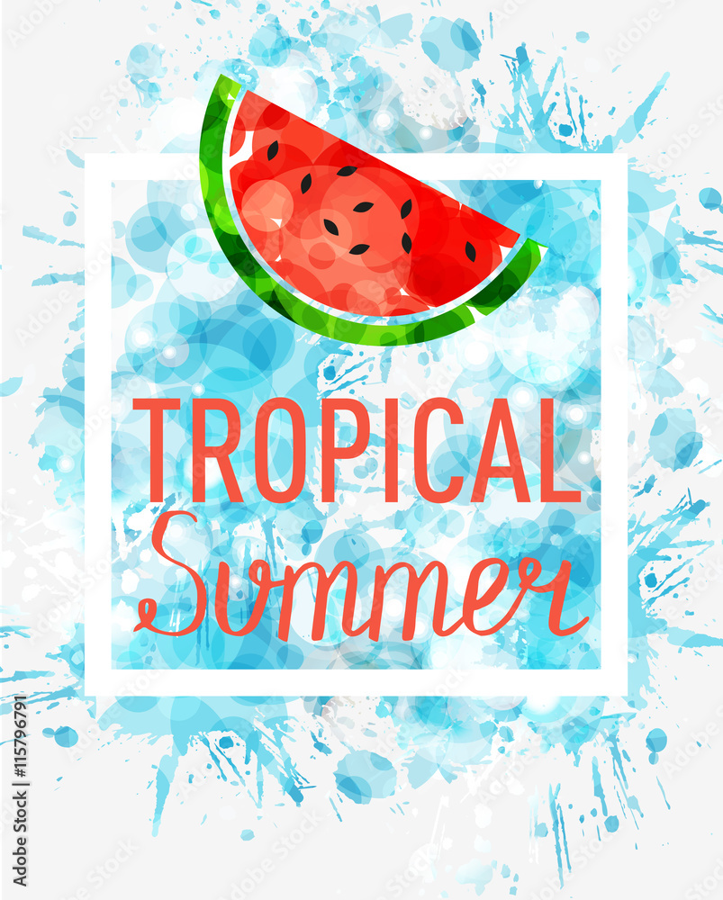 Fototapeta premium Tropical Summer