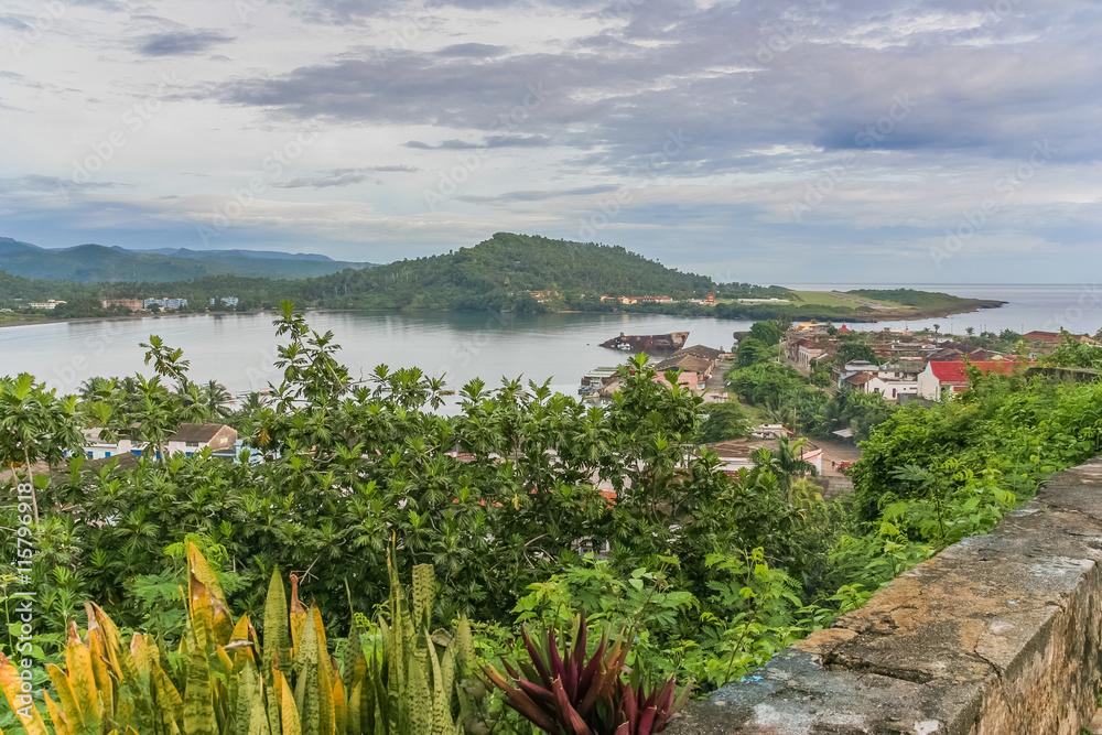 View over the bay of Baracoa