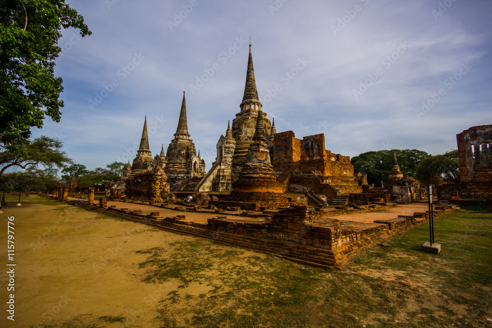 Obraz premium watphrasisanpetch at Ayutthaya.