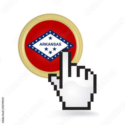 Arkansas Button Click