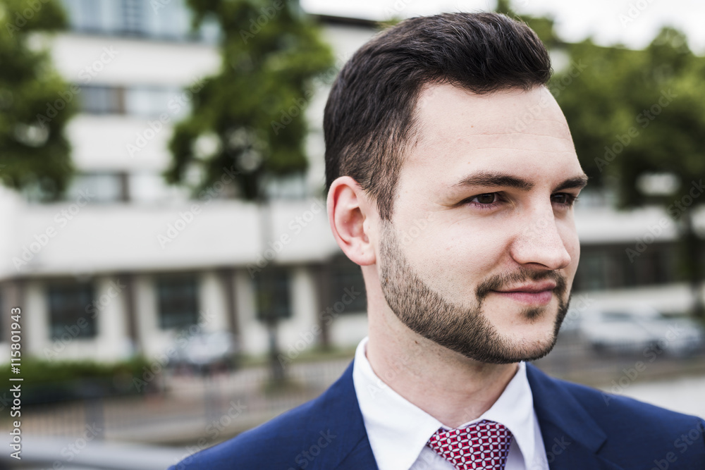 Portrait of a young businessman Portrait of a young businessman