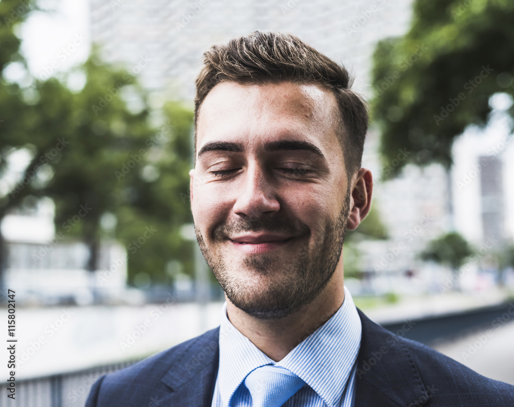 Portrait of a young businessman Portrait of a young businessman