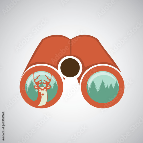 binoculars deer mountain