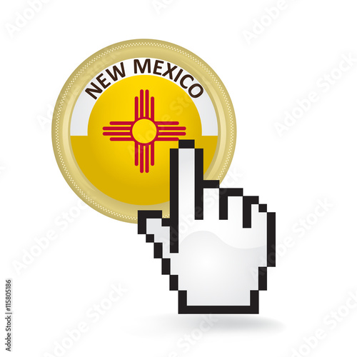 New Mexico Button Click