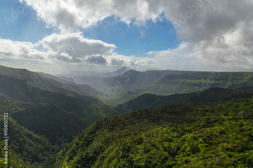 Aussichtspunkt Black River Gorges Mauritius Panorama
