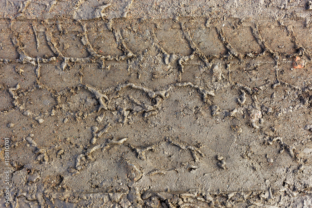 Dirty road without asphalt pavement Dirty road without asphalt pavement