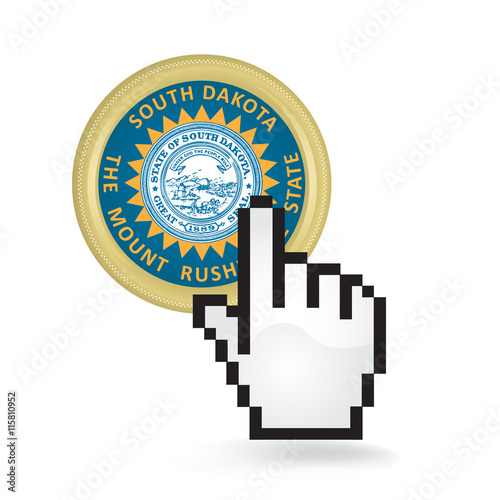 South Dakota Button Click