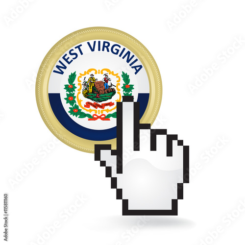 West Virginia Button Click