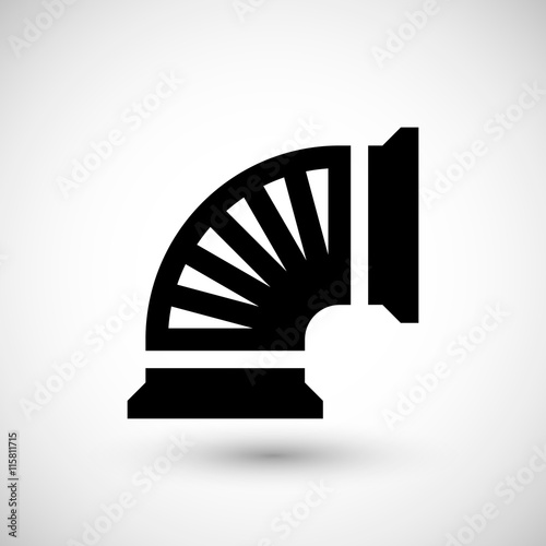 Ventilation pipe icon