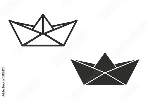 Tableau sur toile Paper - vector icon.
