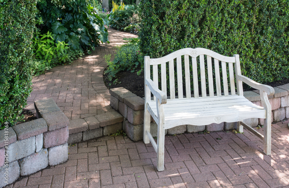 Path and bench Path and bench