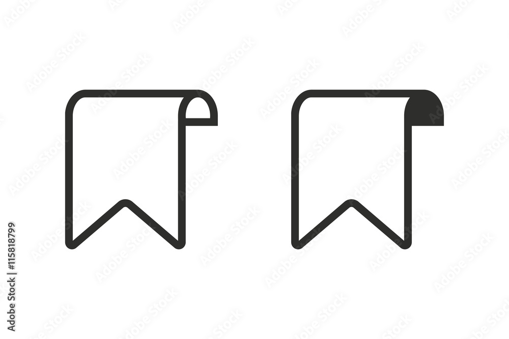 Bookmark - vector icon. Bookmark - vector icon.