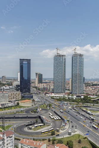 skyscrapers of the zincirlikuyu and Gayrettepe District photo