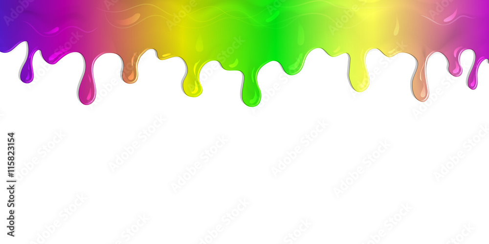 flowing paint color gradient