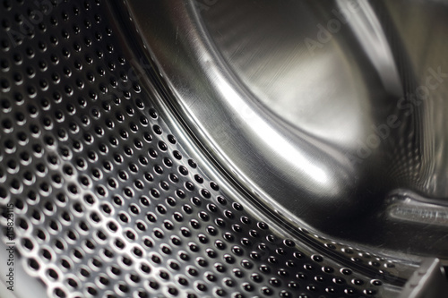 Washing machine dumb close-up(inside), horizontal background