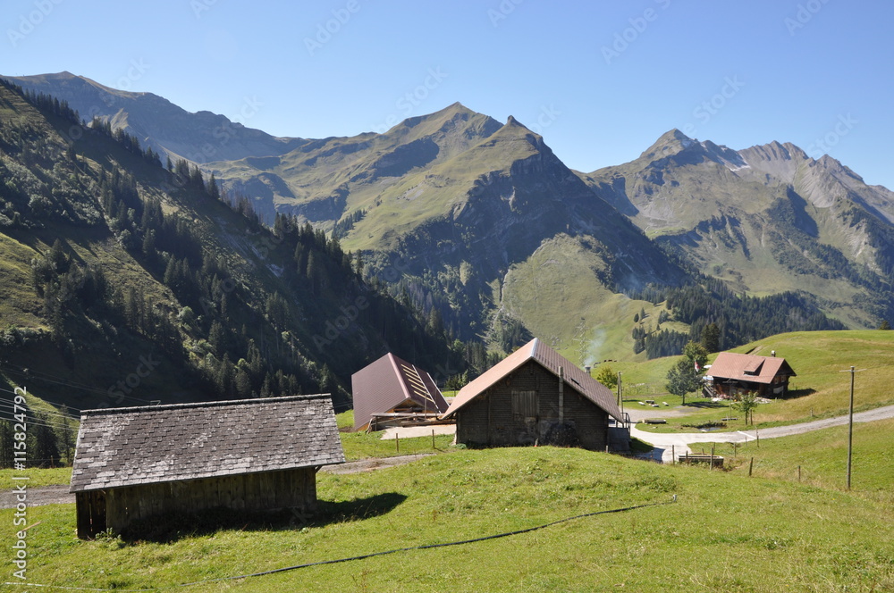 Alpe Jänzimatt in den Emmentaler Alpen