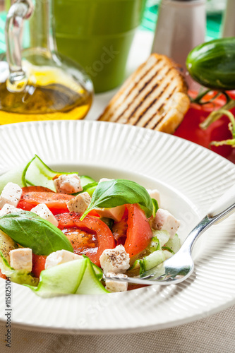 Fresh mediterranean salad.