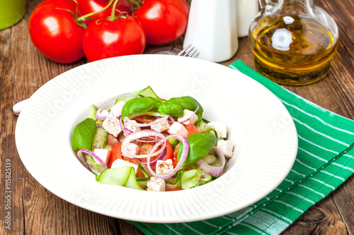 Fresh mediterranean salad.