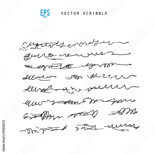 unidentified abstract handwriting scribble