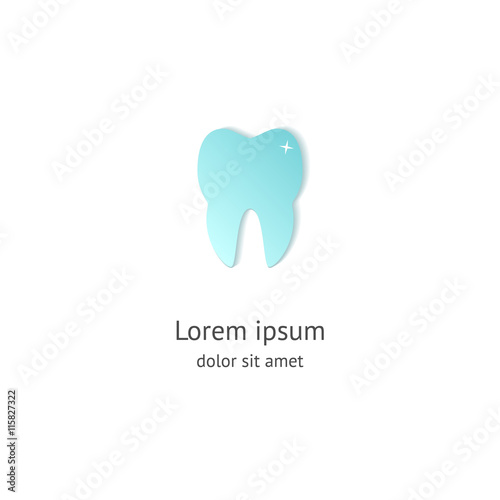 tooth dental logo design