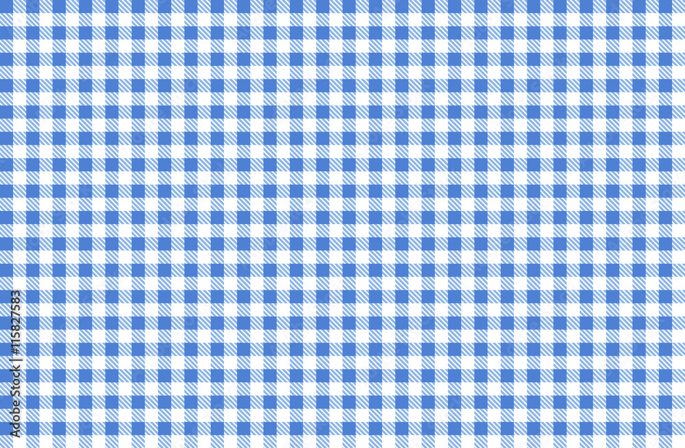 blau weiß Karo Tischdecke Muster kariert 