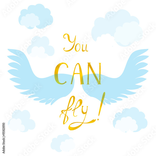 Poster with Inspiring Lettering