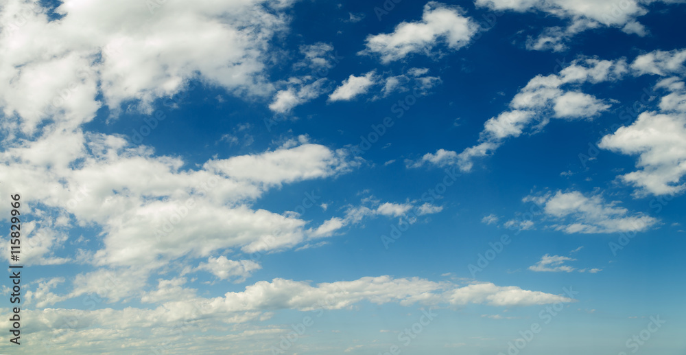Fototapeta premium The vast blue sky and clouds sky