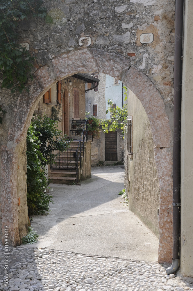 Obraz premium Torbogen in Malcesine