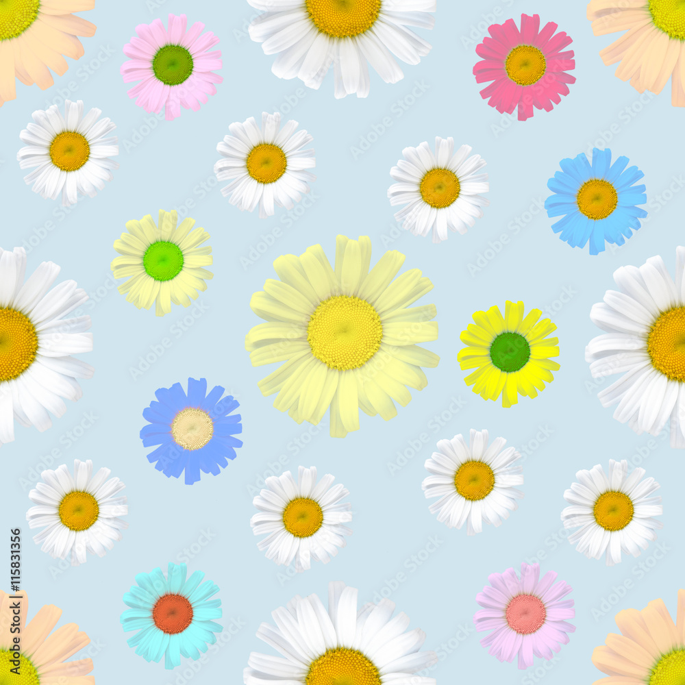 Obraz premium seamless flower vintage pattern