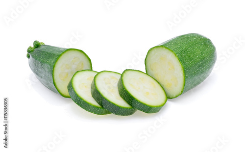 zucchini vegetables isolated on white background