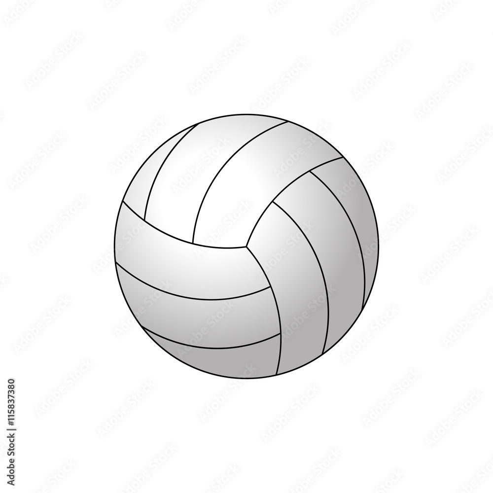 Volleyball icon vector