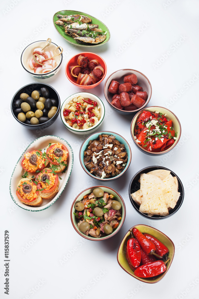Tapas, antipasto or mezze Tapas, antipasto or mezze