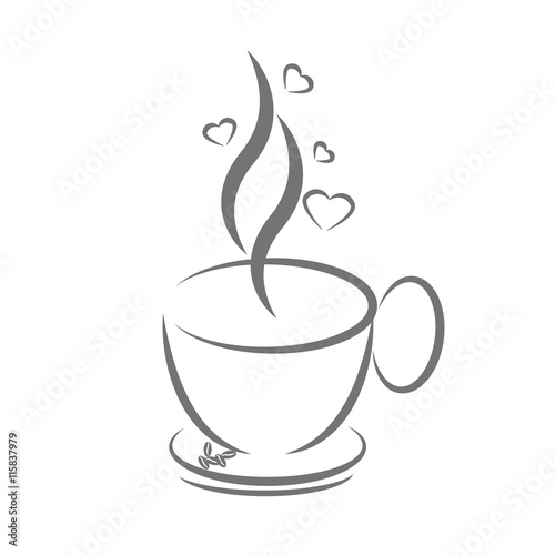 coffee icon vector
