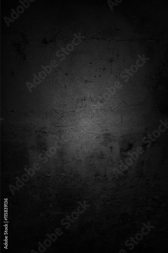 Dark black vertical concrete wall © Stillfx