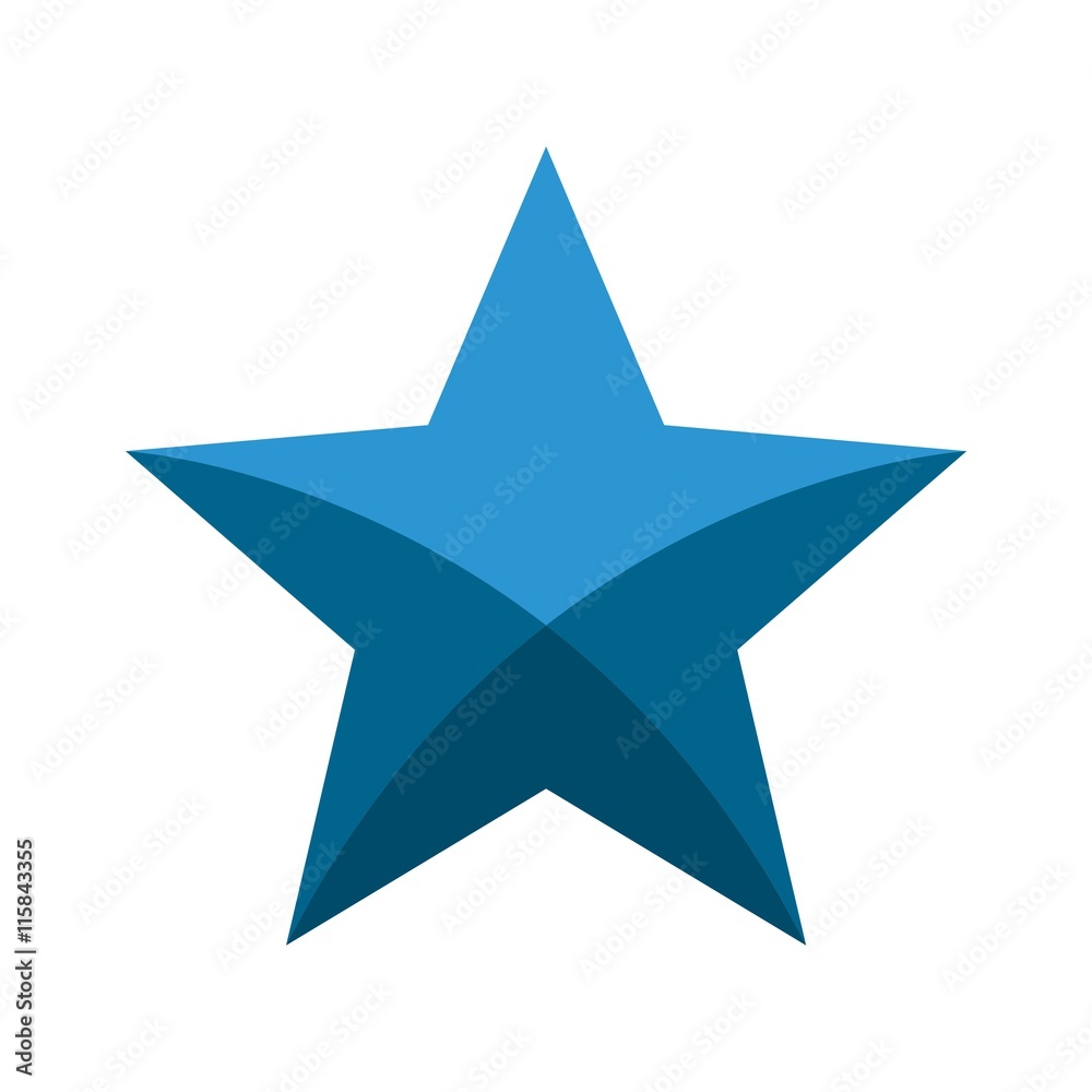 Star logo icon vector