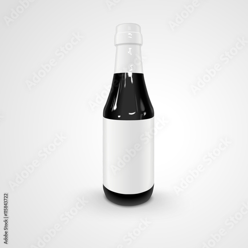 blank sauce bottle