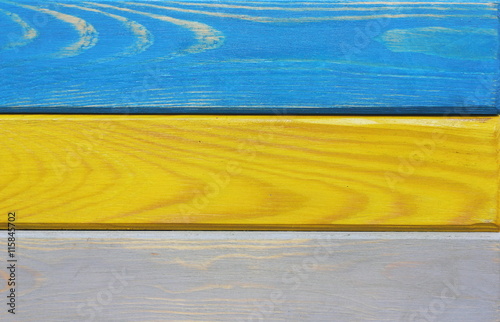 board painted in different colors