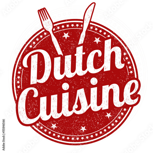 Dutch cuisine stamp