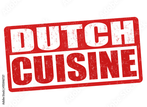 Dutch cuisine stamp
