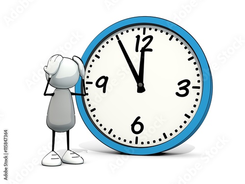 little sketchy man  running out of time (3D)