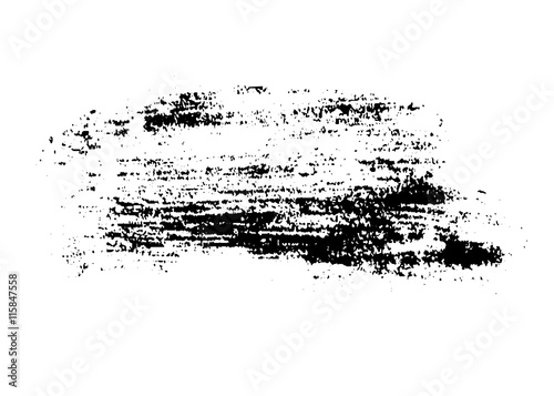 Grunge brush texture white and black. Sketch abstract to create distressed effect. Overlay distress dirty monochrome design. Stylish template modern background. Smear paint prints. Vector illustration