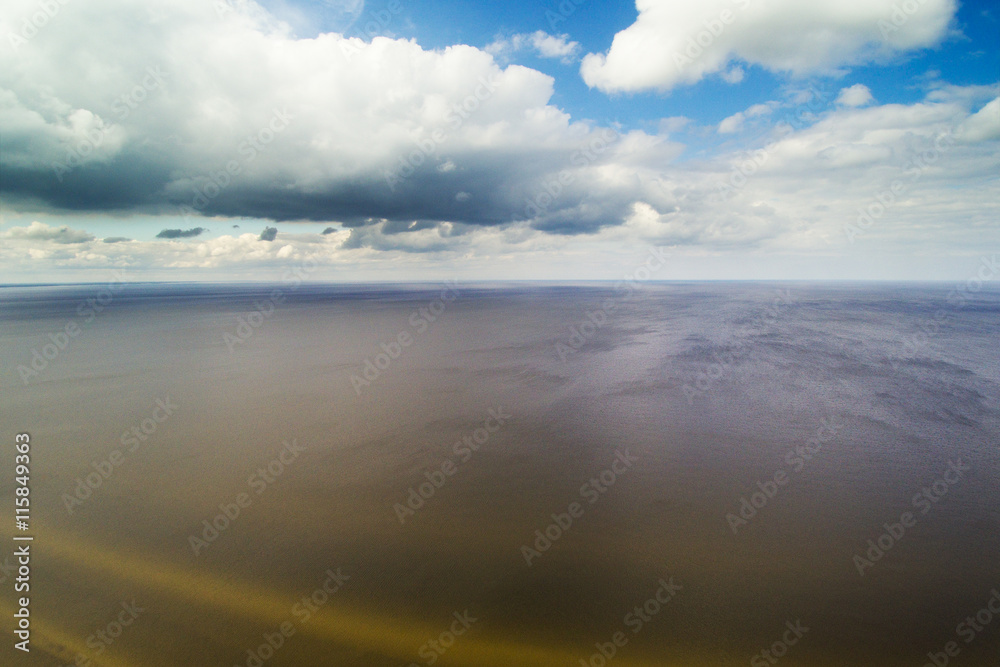 Gulf of Riga, Baltic sea. Gulf of Riga, Baltic sea.