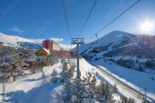 Palandoken, Erzurum, Turkey - Mountain skiing and snowboarding  photo