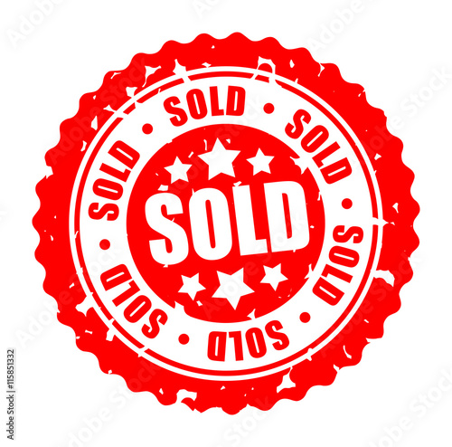 Vector round stamp SOLD