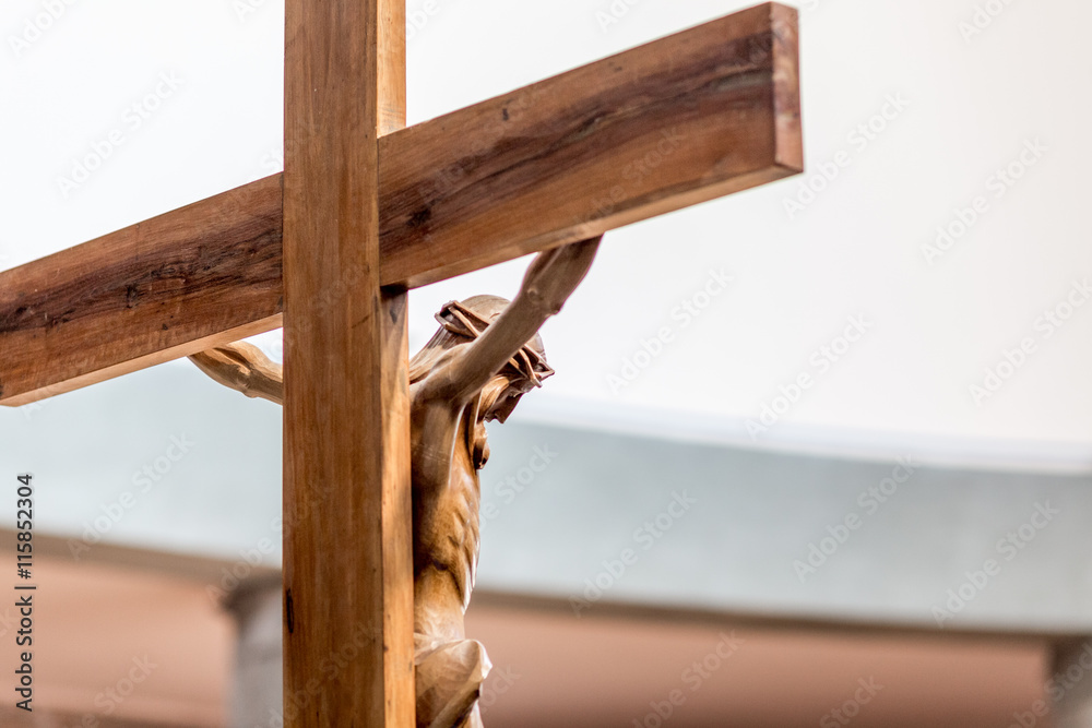 Jesus Christ in cross Stock Photo | Adobe Stock