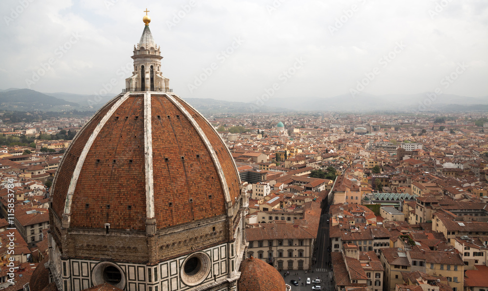 View from Florence Cathedral, Firenze (Florence), Italy