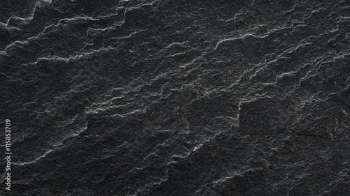 Black slate rock texture