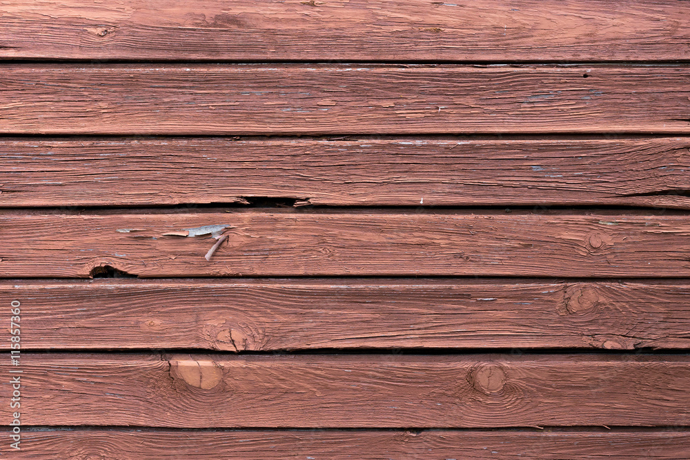 Obraz premium Old painted wood wall - texture or background
