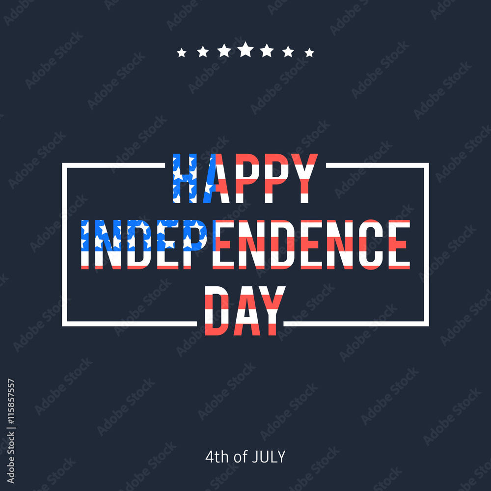 Fototapeta premium Happy Independence day