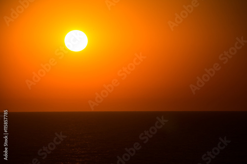Beautiful sunset over the sea © MilkaRe Production
